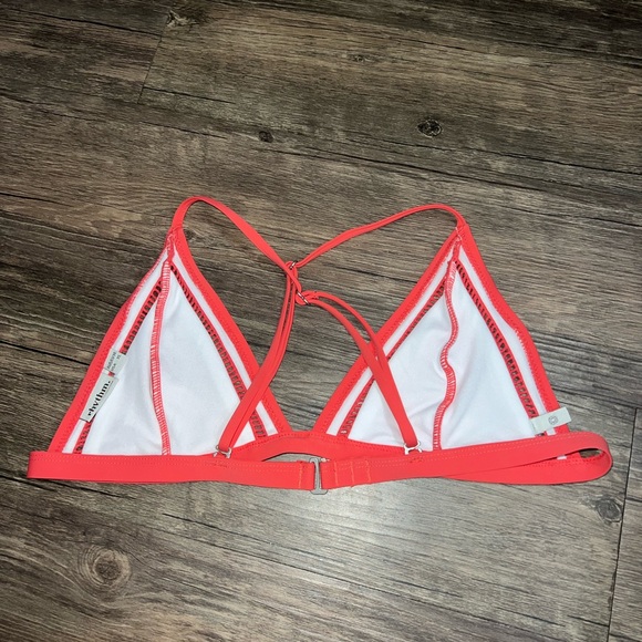Rhythm my Bralette Bikini Top in Hibiscus & Rhythm dust bag - Picture 7 of 8